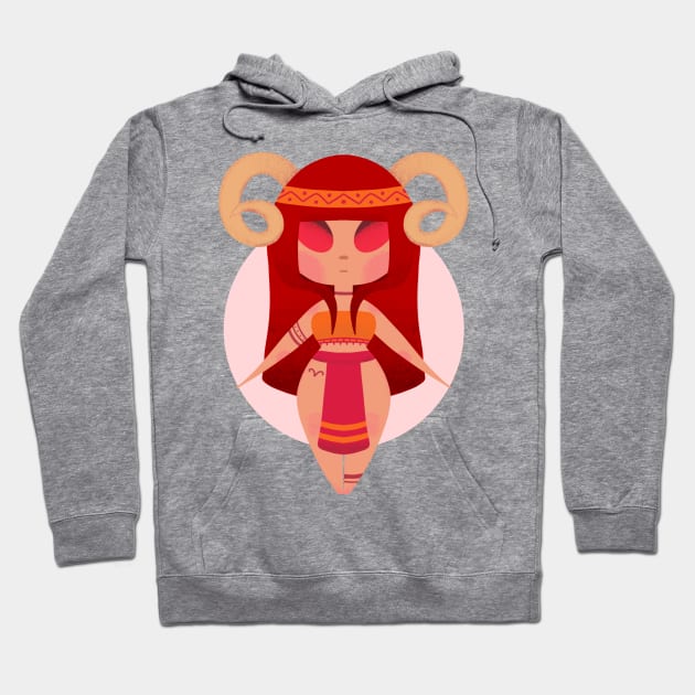 Aries Horoscope Hoodie by Ohhaphrodite